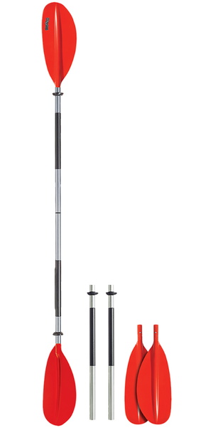 2026 Bravo KWB 220 Pala De Aluminio De 4 Piezas Con Pala Curvada De 220 Cm BR-PA-KWB-220-4A - Red